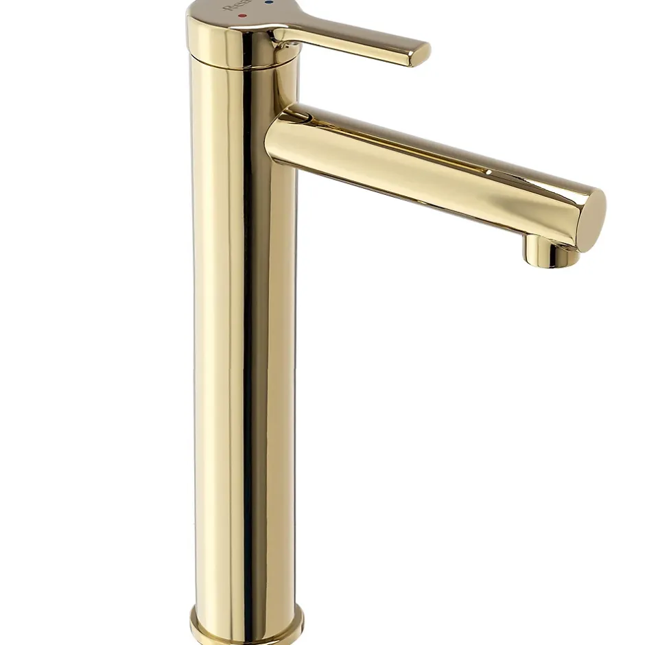 Rea Robinet de lavabo Pixel gold high* Robinet Lave-Mains