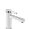 Rea Robinet de lavabo Polo white chrome low* Robinet Lave-Mains