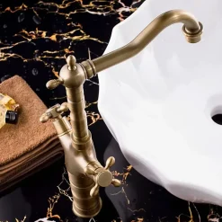 Rea Robinet de lavabo Rustico antique gold