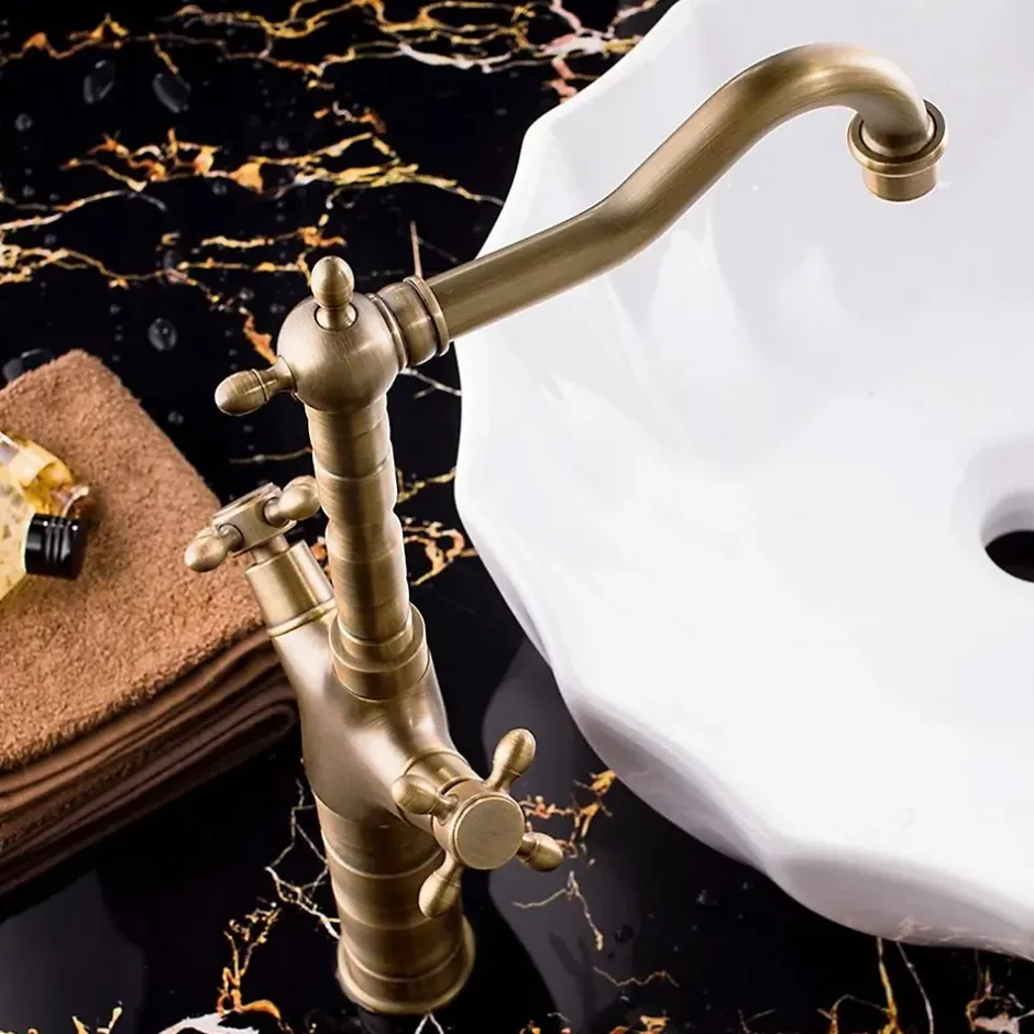 Rea Robinet de lavabo Rustico antique gold
