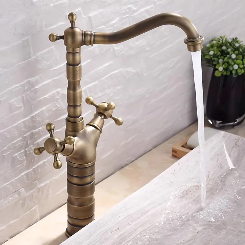 Rea Robinet de lavabo Rustico antique gold