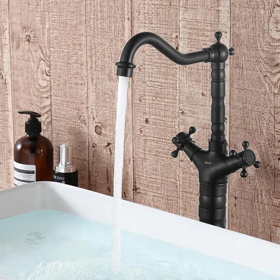 Rea Robinet de lavabo Rustico old black* Robinet Lave-Mains