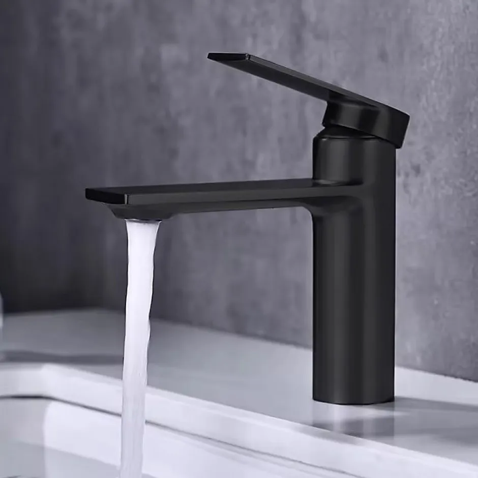 Rea Robinet de lavabo Storm black low