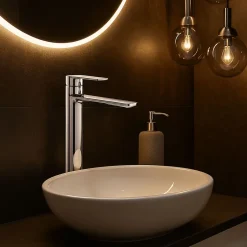 Rea Robinet de lavabo Storm chrome high