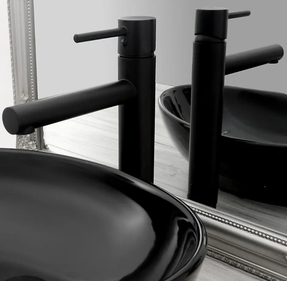 Rea Robinet de lavabo Tess high black