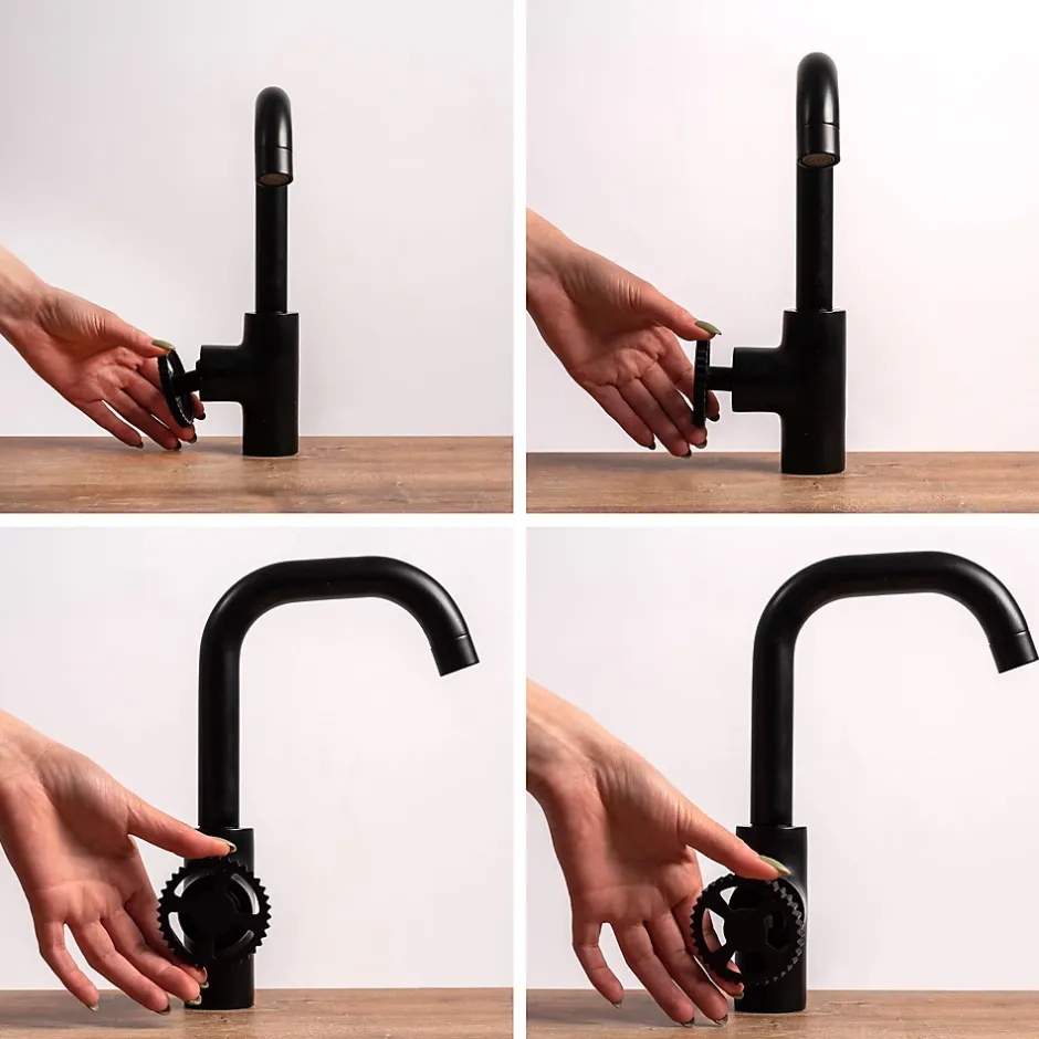 Rea Robinet de lavabo Vertigo side