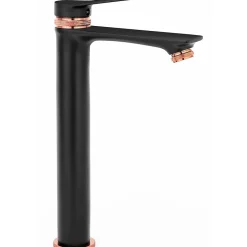 Rea Robinet de lavabo Viral black rose gold high* Robinet Lave-Mains