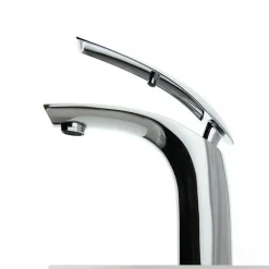 Hudor Robinet de lavabo sur plage B0625-3 en laiton chromé collection Erymanthe