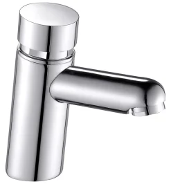 Edouard Rousseau Robinet de lave-mains eau froide chromé Temporise push* Robinet Lavabo Et Vasque
