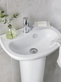 GoodHome Robinet de lave-mains eau froide Cavally S