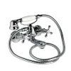 Kiamami Valentina Robinet Extérieur De Baignoire Ancien Vintage Avec Boutons En Croix Chromés - Narciso* Robinet De Baignoire