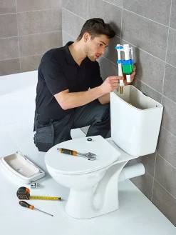 Flomasta Robinet flotteur Fill BE 3/8 remplissage différé* Chasse D'Eau