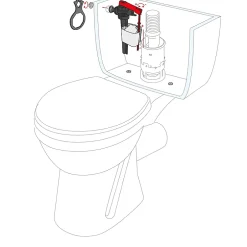 Wirquin Robinet flotteur latéral laiton Jollyfill 3/8