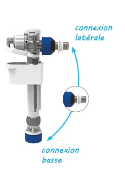 Siamp Robinet flotteur silencieux 2en1