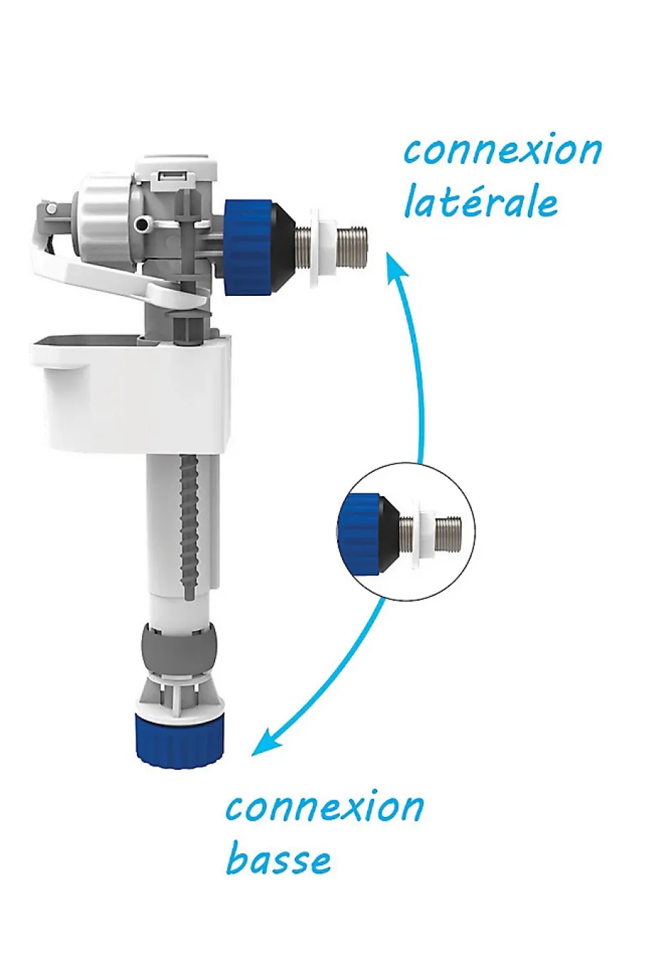 Siamp Robinet flotteur silencieux 2en1