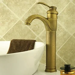 Kroos Robinet lavabo, finition en laiton pour un style classique