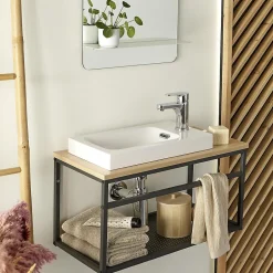 Mob-In Robinet lave-mains - Mitigeur eau chaude et eau froide GRIFO* Robinet Lave-Mains