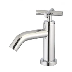 Planète Bain Robinet lave-mains chromé H 14.2 cm - Croce - eau froide uniquement* Robinet Lave-Mains