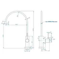 Essebagno Robinet lave-mains chrome eau froide Diwo* Robinet Lave-Mains