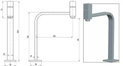 Essebagno Robinet lave-mains chrome eau froide Pretty
