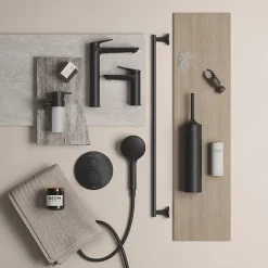 Duravit Robinet lave-mains eau froide Wave noir mat* Robinet Lave-Mains
