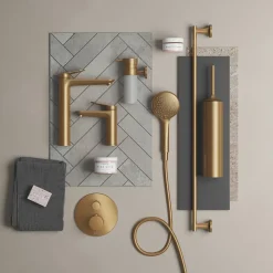 Duravit Robinet lave-mains eau froide Wave bronze brossé* Robinet Lave-Mains