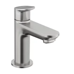 Duravit Robinet lave-mains eau froide Wave inox brossé