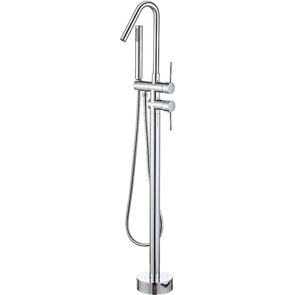 Valaz Robinet mitigeur baindouche sur pied MISURI chrome