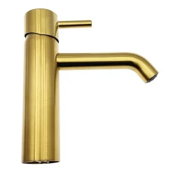 Ferro Robinet mitigeur CIRICULUS Or brossé + bonde* Robinet Lavabo Et Vasque