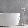Bellegno Robinet mitigeur de baignoire sur pied BAGNO acier brossé