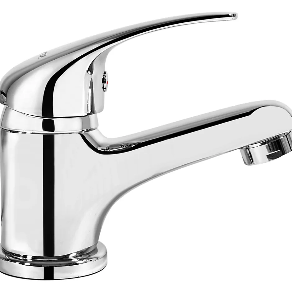 Autres Robinet mitigeur de lavabo bas en laiton chrome avec systeme vidage* Robinet Lavabo Et Vasque