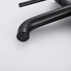 Bellegno Robinet mitigeur de lavabo thermostatique PICCOLA noir mat
