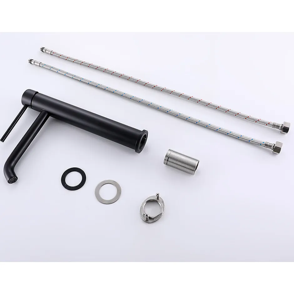 Bellegno Robinet mitigeur de lavabo thermostatique GRAZIOSA noir mat