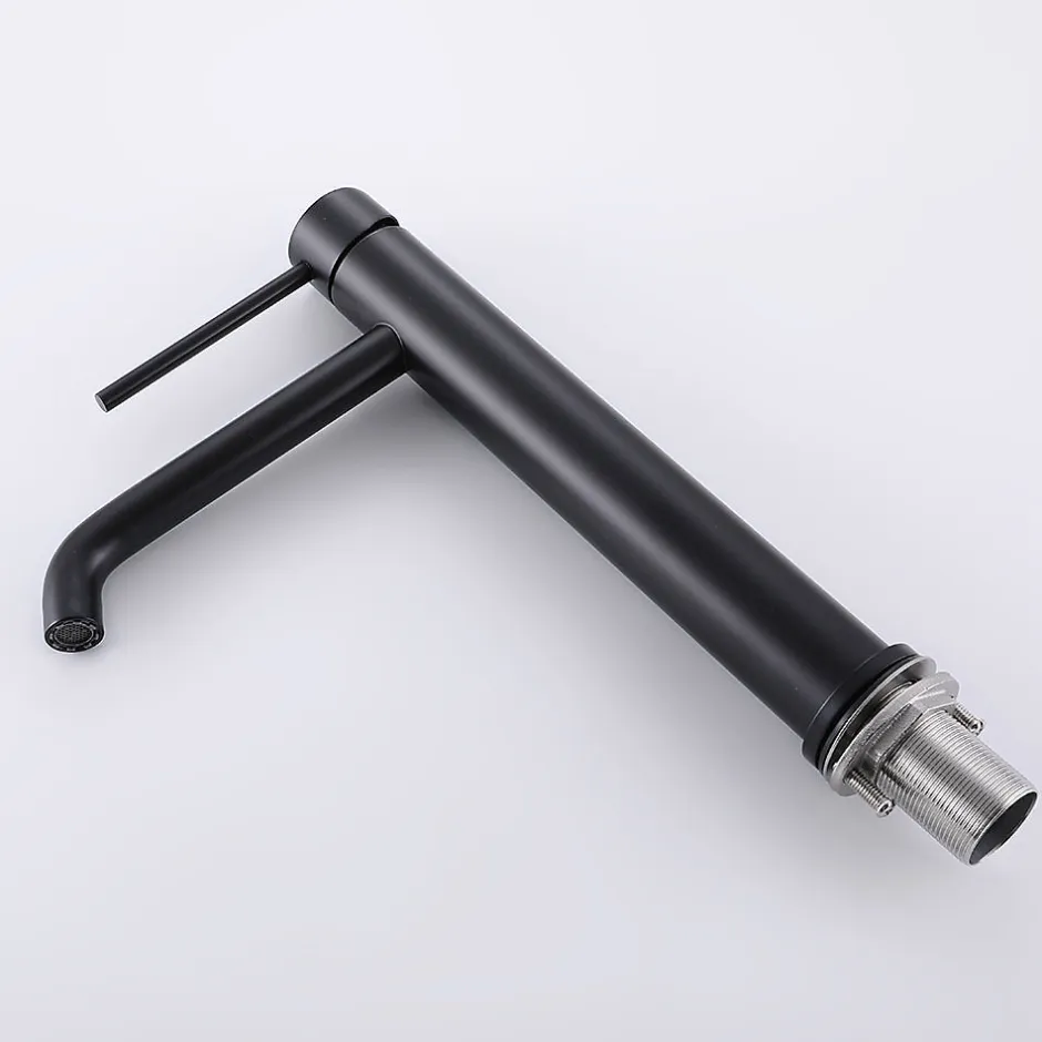 Bellegno Robinet mitigeur de lavabo thermostatique GRAZIOSA noir mat
