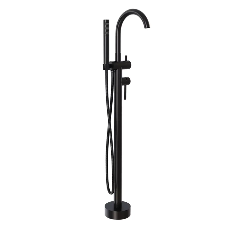 Bernstein Robinet mitigeur de luxe sur pied 8028B en noir* Robinet De Baignoire