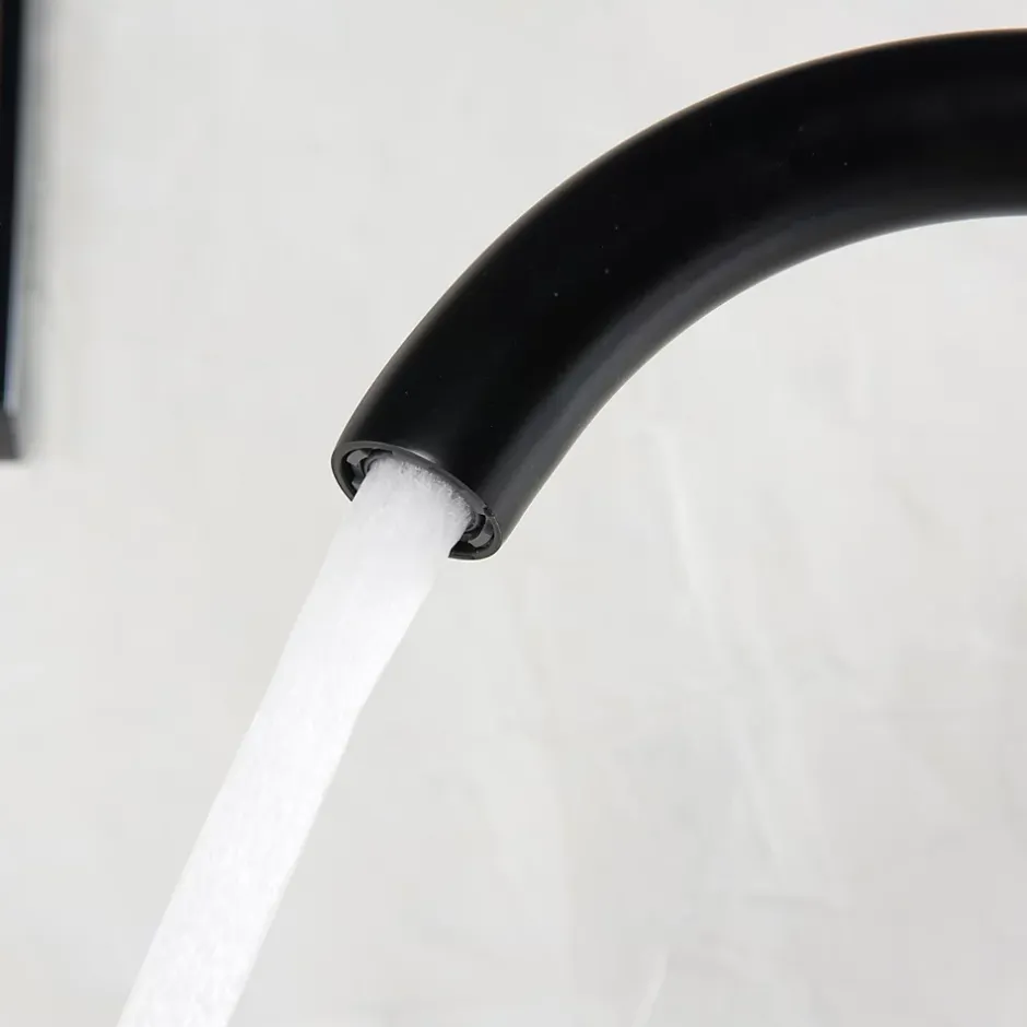 Bernstein Robinet mitigeur de luxe sur pied 8028B en noir* Robinet De Baignoire
