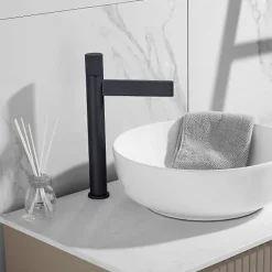 Kroos Robinet mitigeur lavabo haut Noir - Sham