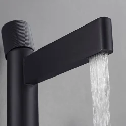 Kroos Robinet mitigeur lavabo haut Noir - Sham