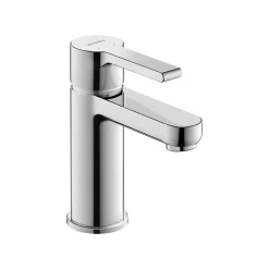 Duravit Robinet mitigeur monocommande lavabo laiton Chrome, Sans Garniture de vidage ni Tirette - Taille S 14x4x15cm - B.2