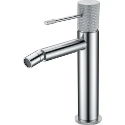 Imex Products Robinet mitigeur monocommande TOUCHER à poser pour bidet (1 trou) Chromé Brillant Robinet à poser (sur vasque ou plan)