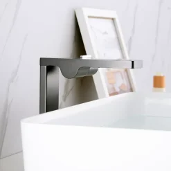 Bernstein Robinet mitigeur monocommande design - corps haut - gun métal pour lavabo ou vasque NT3220G