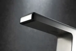 Bernstein Robinet mitigeur pour lavabo ou vasque NT7320 effet cascade - noir mat, gun métal ou blanc mat Gun métal* Robinet Lave-Mains