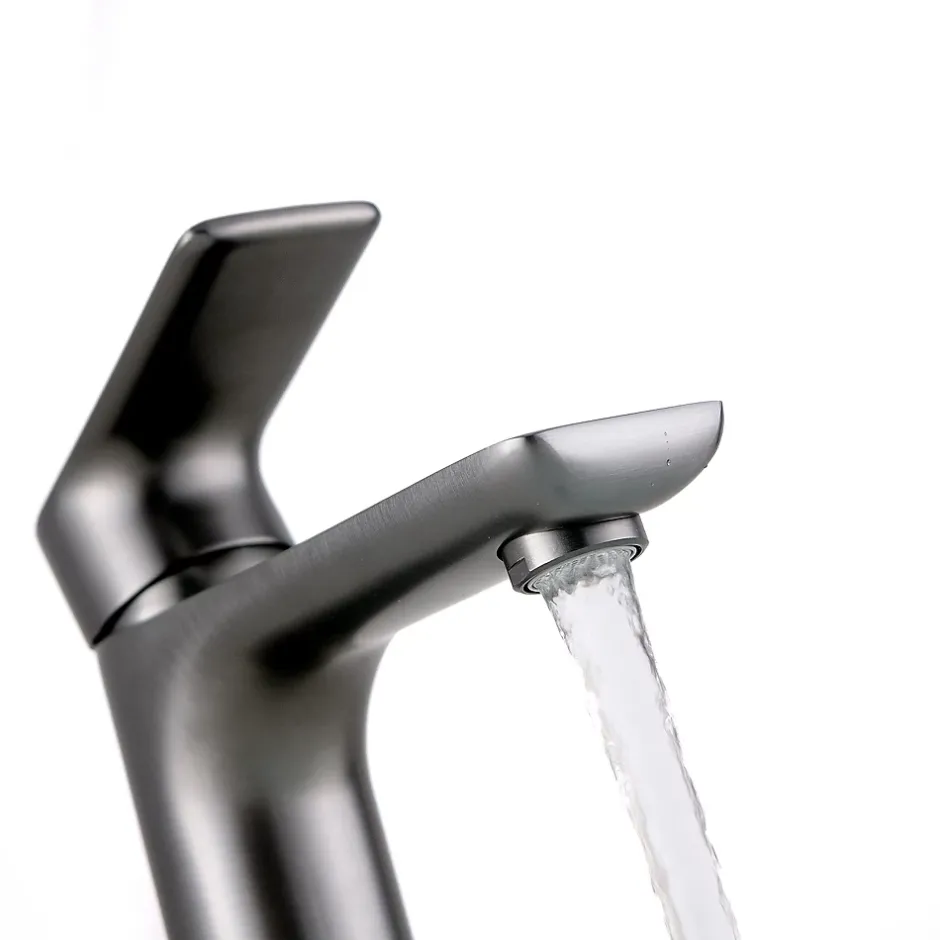 Bernstein Robinet mitigeur pour lavabo ou vasque 4024G - gun métal* Robinet Lave-Mains