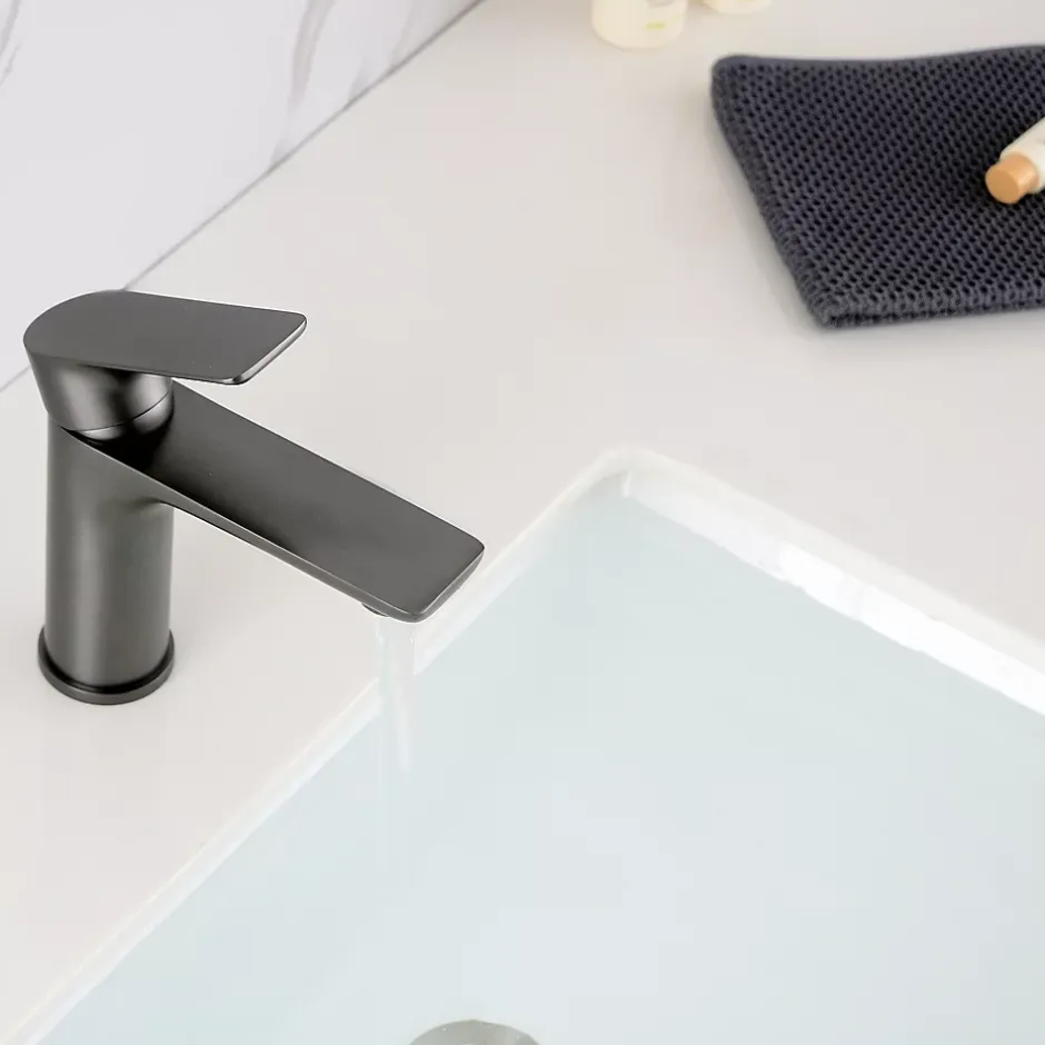 Bernstein Robinet mitigeur pour lavabo ou vasque 4024G - gun métal* Robinet Lave-Mains