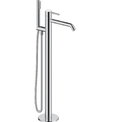 Sanycces Robinet mitigeur sur pied LOOP pour baignoire Chrome* Colonne De Baignoire
