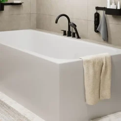 Hansgrohe Robinet mélangeur bain douche 4 trous Vernis Blend noir mat
