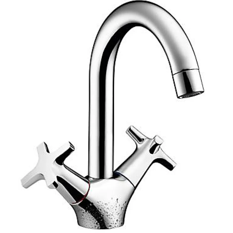 Hansgrohe Robinet mélangeur de lavabo chromé, MySport* Robinet Lavabo Et Vasque
