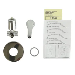Kiamami Valentina Robinet Mélangeur Douche Encastrée Monocommande Finition Chrome - Entrer