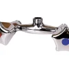 Noyon et Thiebault Robinet mélangeur mural pour douche entraxe 60 mm Mâle 15 x 21 en laiton chromé