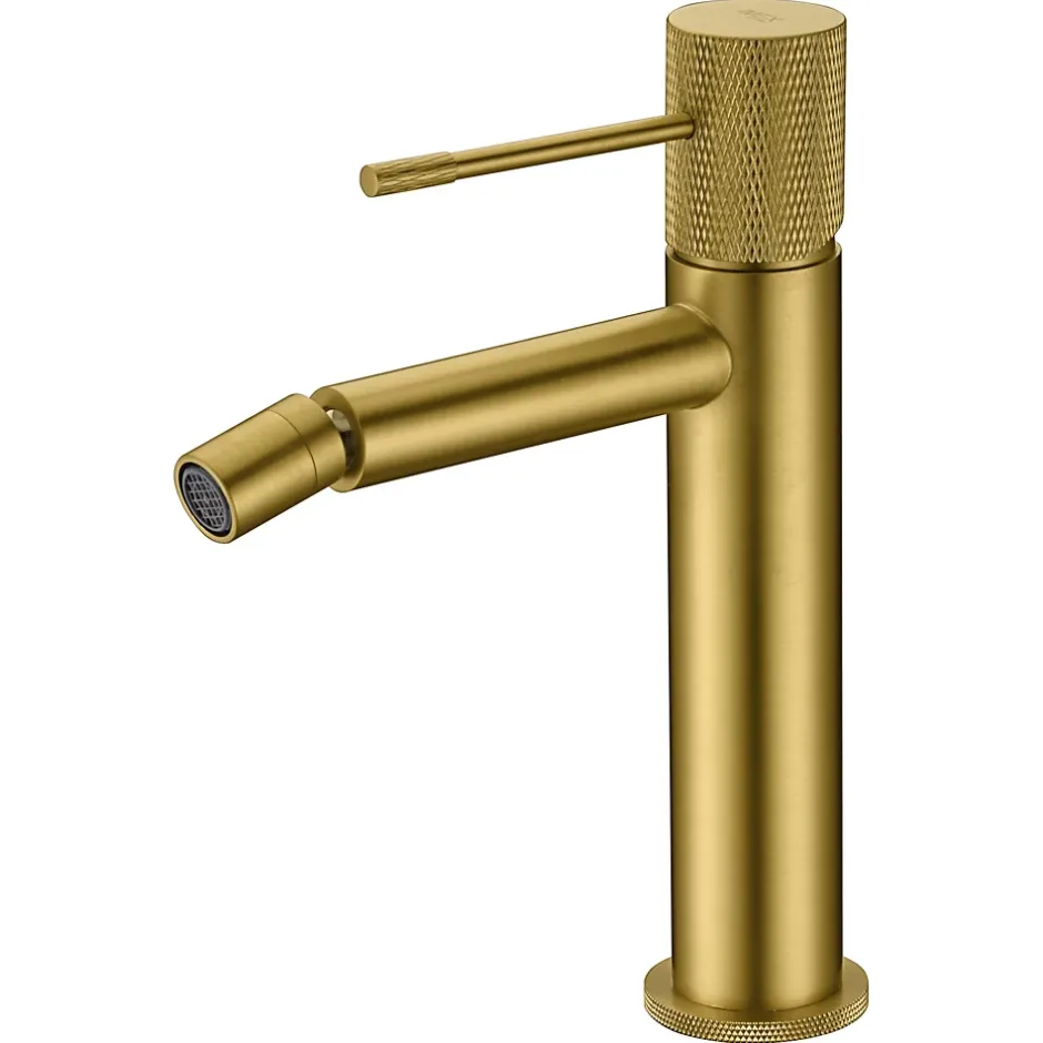 Imex Products Robinet monocommande bidet en laiton finition or brosse avec cartouche ceramique* Robinet De Bidet